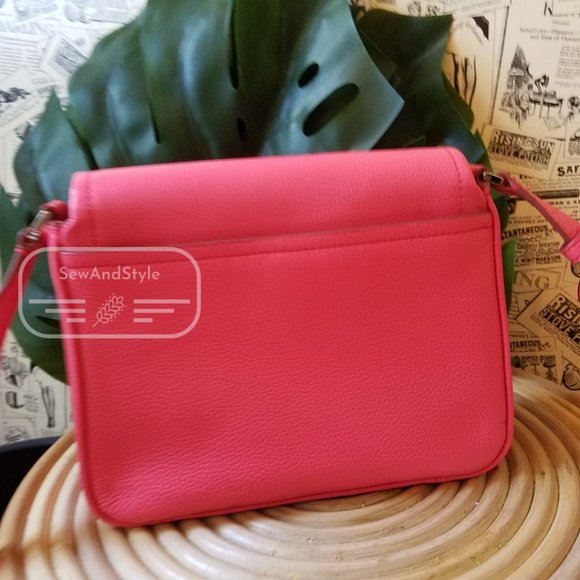 PEACH MELBA KATE SPADE RUN AROUND LARGE CROSSBODY FLAP BRAND NEW - Picture 6 of 8